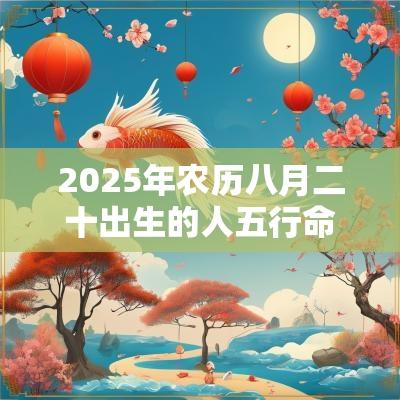 2025年农历八月二十出生的人五行命理属性如何取名旺运