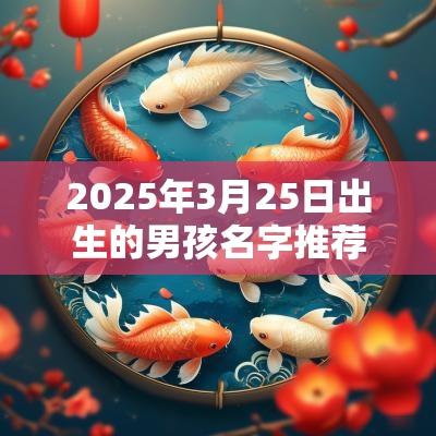 2025年3月25日出生的男孩名字推荐属蛇男孩取名要点
