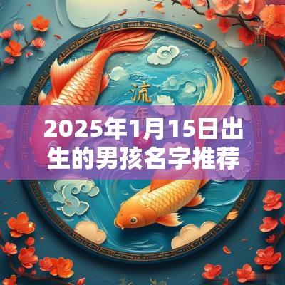 2025年1月15日出生的男孩名字推荐高分精品名字分享