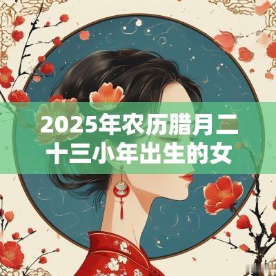 2025年农历腊月二十三小年出生的女宝五行缺水吉庆取名