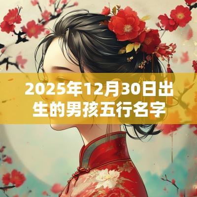 2025年12月30日出生的男孩五行名字缺木火最佳用字