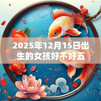 2025年12月15日出生的女孩好不好五行缺木诗意取名