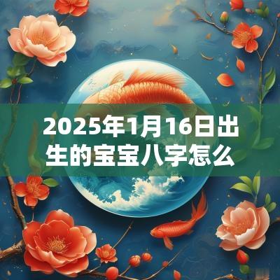 2025年1月16日出生的宝宝八字怎么排五行缺水木取名