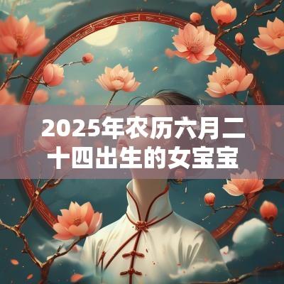 2025年农历六月二十四出生的女宝宝五行缺金大气的名字 2025年农历六月二十四出生的女宝宝五行缺金大气的名字