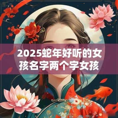 2025蛇年好听的女孩名字两个字女孩好听的名字又有涵养