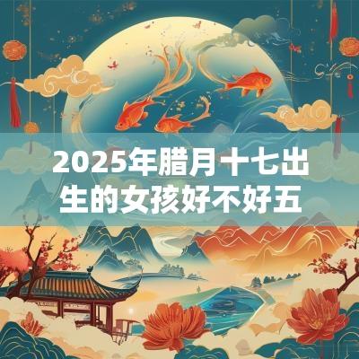 2025年腊月十七出生的女孩好不好五行缺木取名测试打分