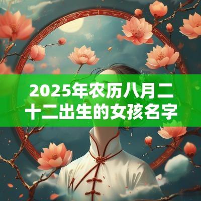 2025年农历八月二十二出生的女孩名字五行缺火怎么取名