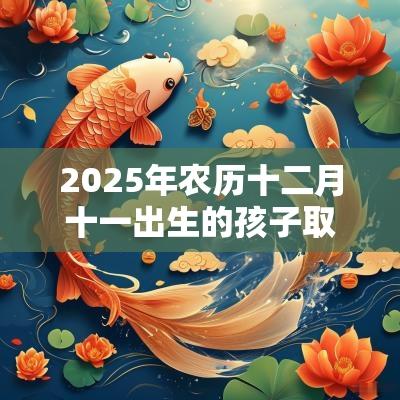 2025年农历十二月十一出生的孩子取名推荐参考八字五行