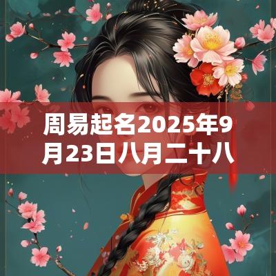 周易起名2025年9月23日八月二十八出生的女孩缺什么