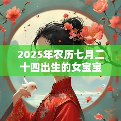 2025年农历七月二十四出生的女宝宝五行不缺好听的名字