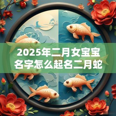 2025年二月女宝宝名字怎么起名二月蛇宝宝女孩名字大全