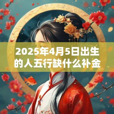 2025年4月5日出生的人五行缺什么补金补火的名字推荐