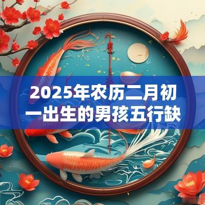 2025年农历二月初一出生的男孩五行缺什么今日八字取名