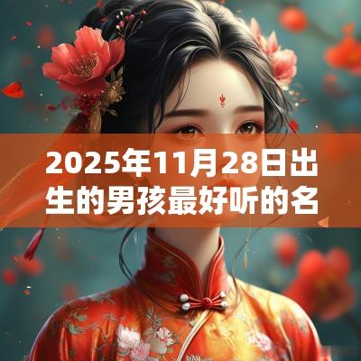 2025年11月28日出生的男孩最好听的名好寓意的名字