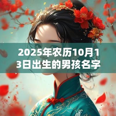 2025年农历10月13日出生的男孩名字宝典男名大全