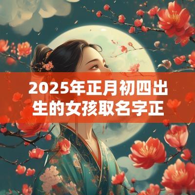 2025年正月初四出生的女孩取名字正月出生取什么名字好
