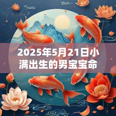 2025年5月21日小满出生的男宝宝命运与八字算命取名字