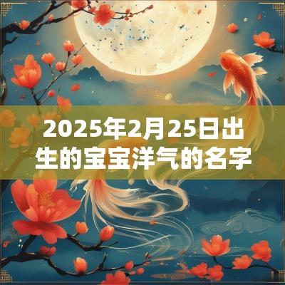 2025年2月25日出生的宝宝洋气的名字洋气的宝宝名字