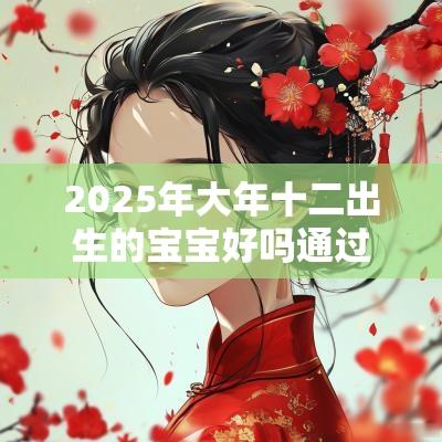 2025年大年十二出生的宝宝好吗通过取名字改善八字命理