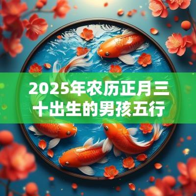 2025年农历正月三十出生的男孩五行八字解读属木的名字