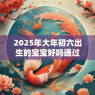 2025年大年初六出生的宝宝好吗通过取名字改善八字命理 2025年大年初六出生的宝宝好吗通过取名字改善八字命理
