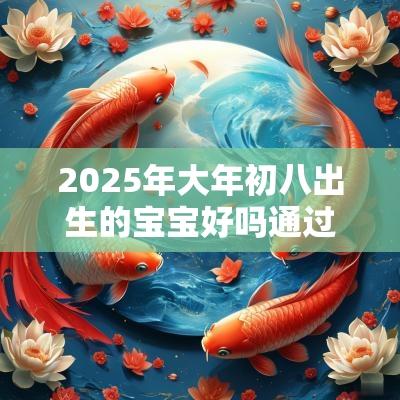 2025年大年初八出生的宝宝好吗通过取名字改善八字命理
