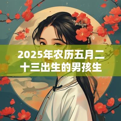 2025年农历五月二十三出生的男孩生辰今日周易五行取名