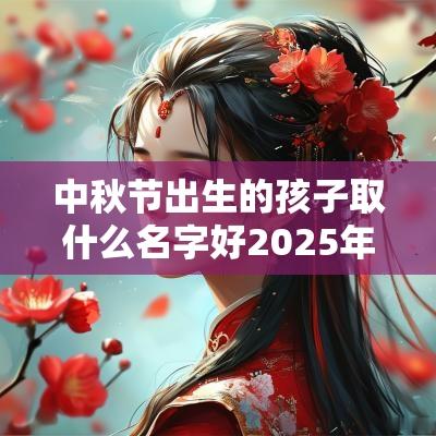 中秋节出生的孩子取什么名字好2025年最好听的名字推荐