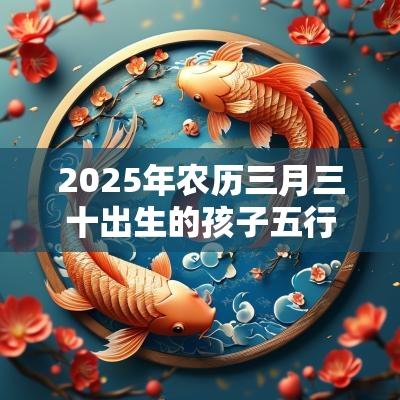 2025年农历三月三十出生的孩子五行取名打分最佳宜用字