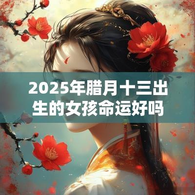2025年腊月十三出生的女孩命运好吗五行缺木火女孩名字