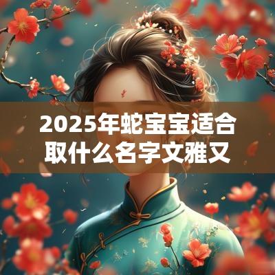 2025年蛇宝宝适合取什么名字文雅又好听的男女生名字
