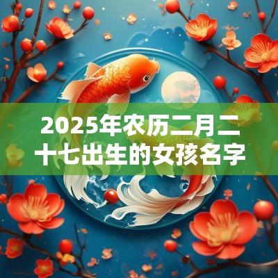 2025年农历二月二十七出生的女孩名字五行缺土怎么取名