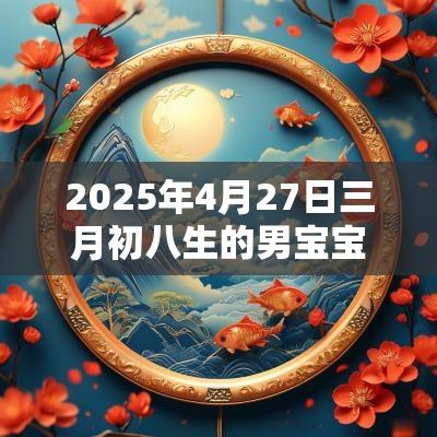 2025年4月27日三月初八生的男宝宝起名缺金取名推荐