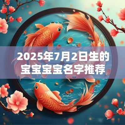 2025年7月2日生的宝宝宝宝名字推荐女孩生辰八字介绍