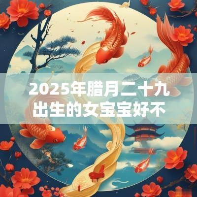 2025年腊月二十九出生的女宝宝好不好五行八字查询起名