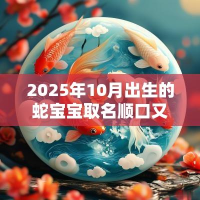 2025年10月出生的蛇宝宝取名顺口又洋气的新生儿名字