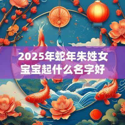 2025年蛇年朱姓女宝宝起什么名字好娇小玲珑的女生取名
