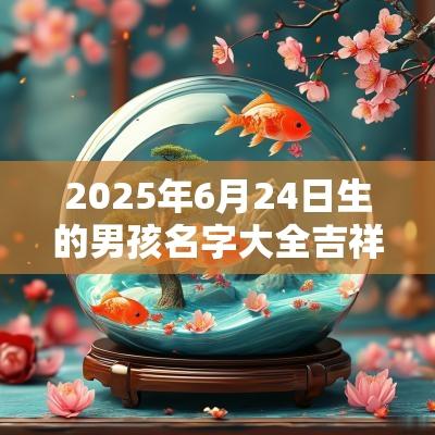 2025年6月24日生的男孩名字大全吉祥如意的名字大全