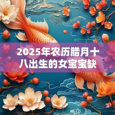 2025年农历腊月十八出生的女宝宝缺木取名高分名字建议
