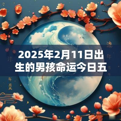 2025年2月11日出生的男孩命运今日五行缺水火取名字