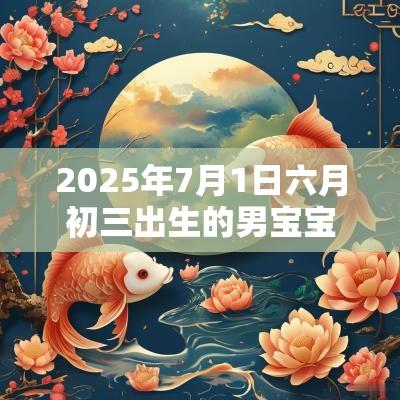 2025年7月1日六月初三出生的男宝宝五行旺缺八字起名
