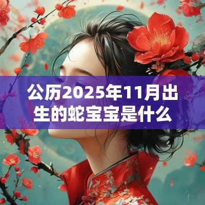 公历2025年11月出生的蛇宝宝是什么命算命八字取名字