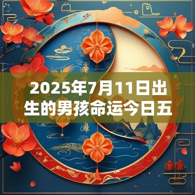 2025年7月11日出生的男孩命运今日五行缺水火取名字