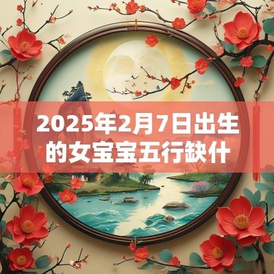 2025年2月7日出生的女宝宝五行缺什么八字算命取名字