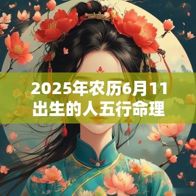 2025年农历6月11出生的人五行命理解析属金取名推荐