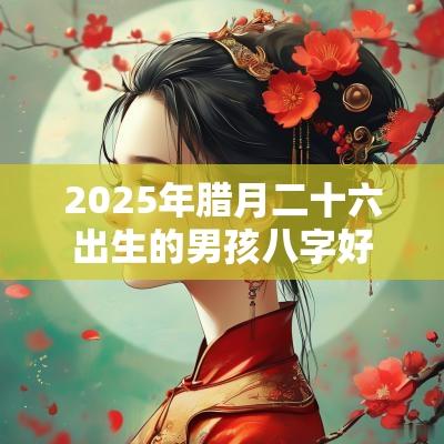 2025年腊月二十六出生的男孩八字好吗今日五行缺水取名