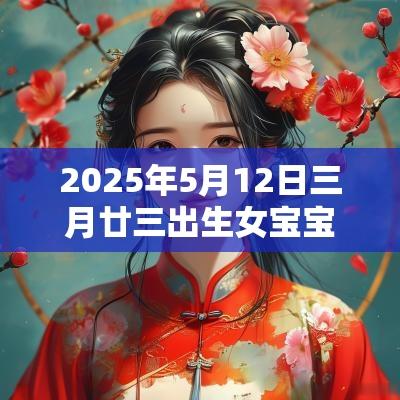 2025年5月12日三月廿三出生女宝宝名字五行生辰八字