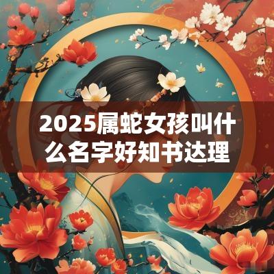 2025属蛇女孩叫什么名字好知书达理的属蛇女宝宝起名