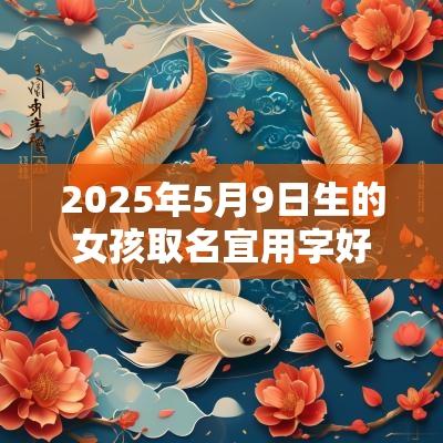 2025年5月9日生的女孩取名宜用字好听冷门的女孩名字