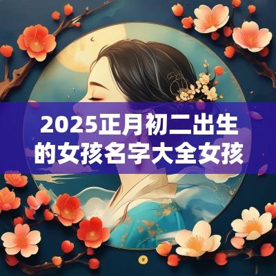 2025正月初二出生的女孩名字大全女孩新颖有涵养的名字